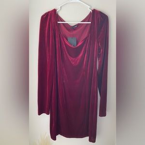 ♥️fashion nova velvet mini dress♥️